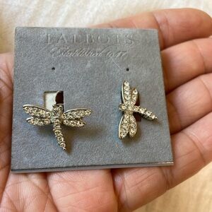 Talbots‎ Set of Dragonfly Jeweled Cuff Links New